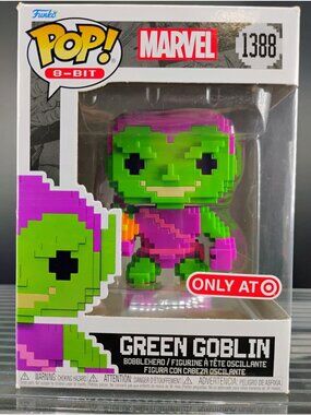 Funko Pop Marvel 8-Bit Green Goblin Bobblehead Target Exclusive 1388 New